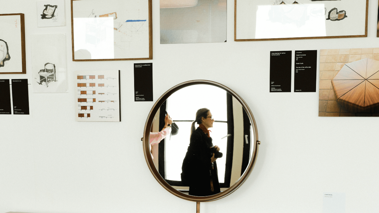 Milan Design Week 2026 exhibition featuring chrome furniture, mirrored installations and contemporary design trends, reflecting Valiant Furniture Solutions design inspiration