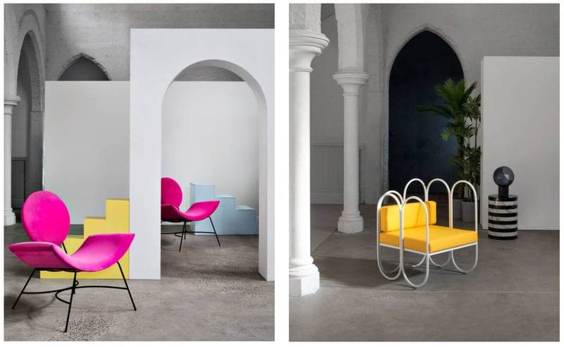 Valiant_events_furniture_hire_styling_event_stylist_fuchsia_yellow-occasional_chair_art_deco_abstract