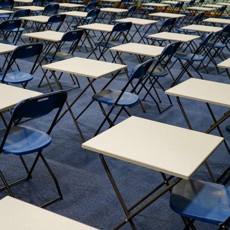 exam desks and chairs 2005