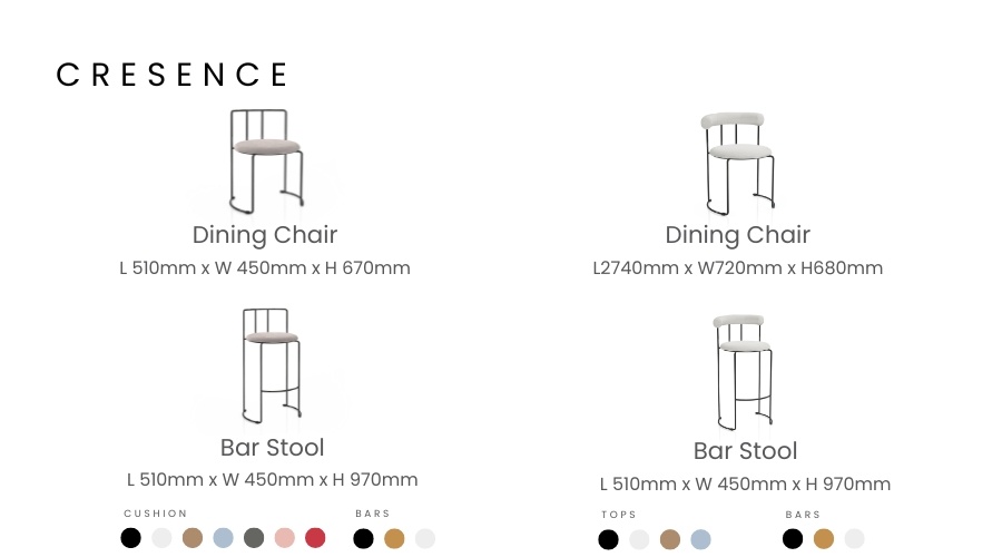 Cresence - Seating - Carousel Slider Overview