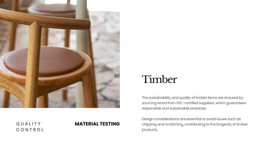 Quality Control Process - Procurement - Timber