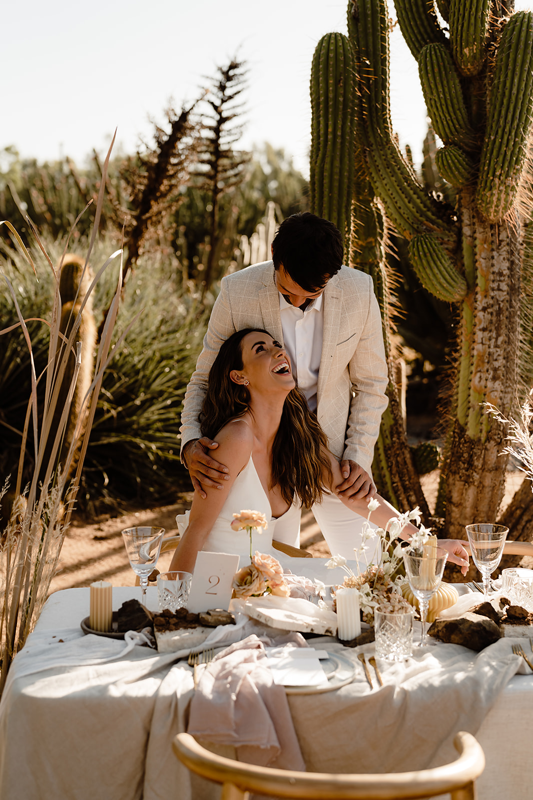 Boho Themed Desert Wedding Furniture