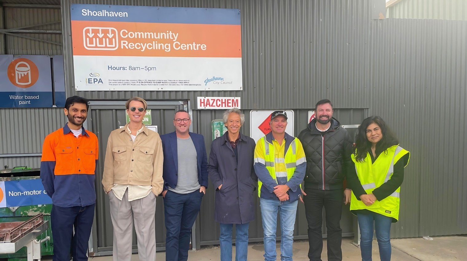 Valiant and UNSW Research Team at Norwa Landfill Facility - Sustainability - Microfactore - Recycling Innovation
