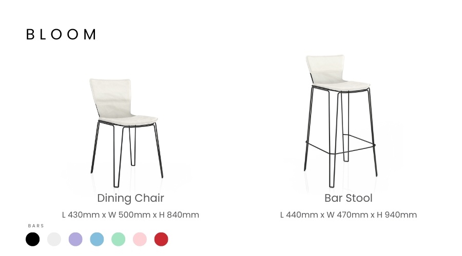 Bloom - Seating - Carousel Slider Overview