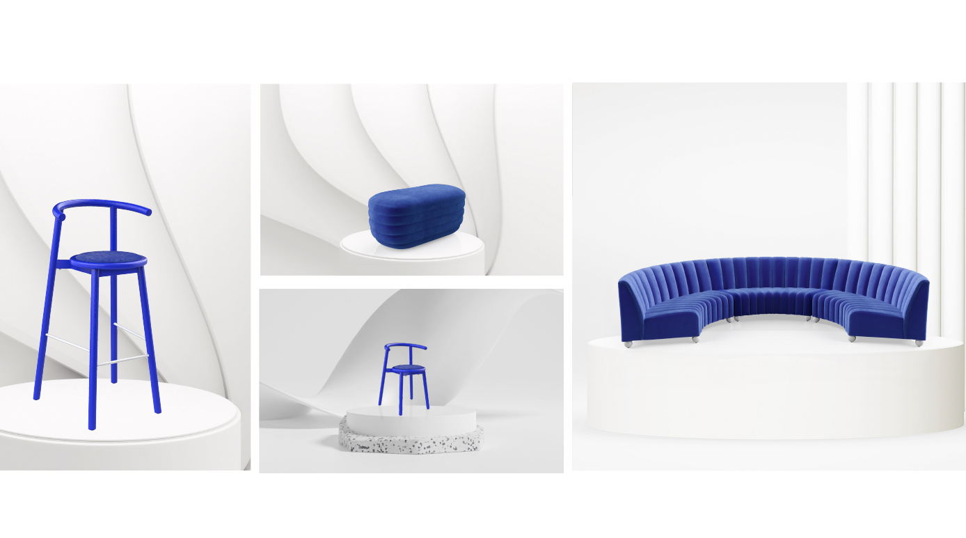 cobalt-blue-white-landing-chair-ottomans-deco