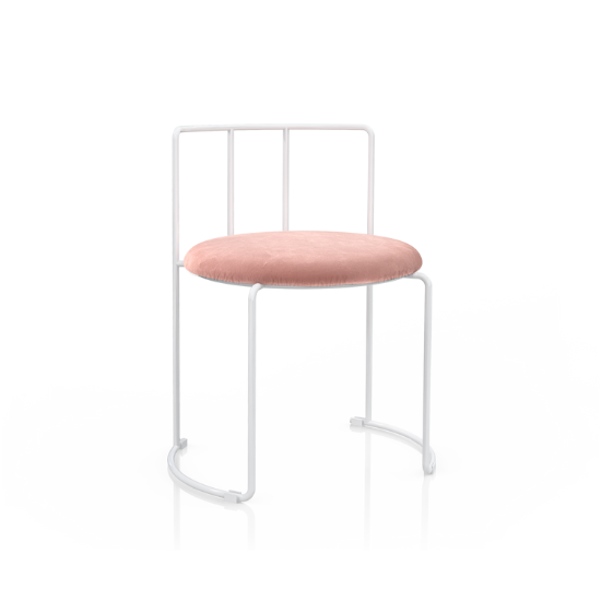 cresence dining chair pink