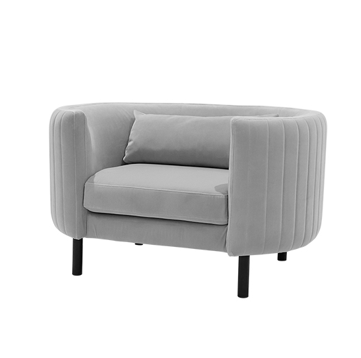 Cresence-Armchair-in-Grey-Velvet