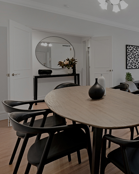 toorak-rd-south-yarra-valiant-interiors-Gallery-dining-black-chairs