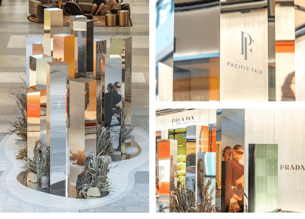 Pacific Fair 2026 A/W Pods Website Gallery Moodboard 