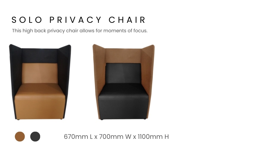 solo privacy chair